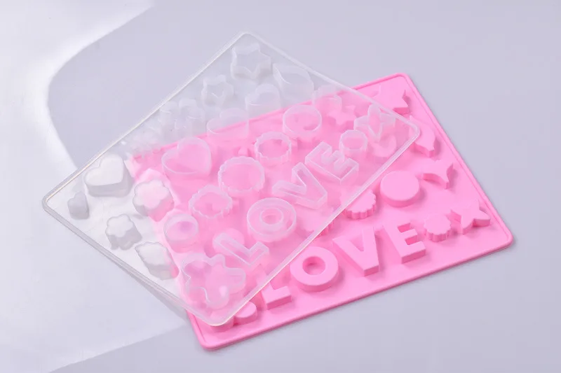 1PC Love Castle Chess Liquid Silicone Expoxy Mold Resin Jewelry Mold UV Pendant Jewelry Accessories Handcraft Earrings Tool