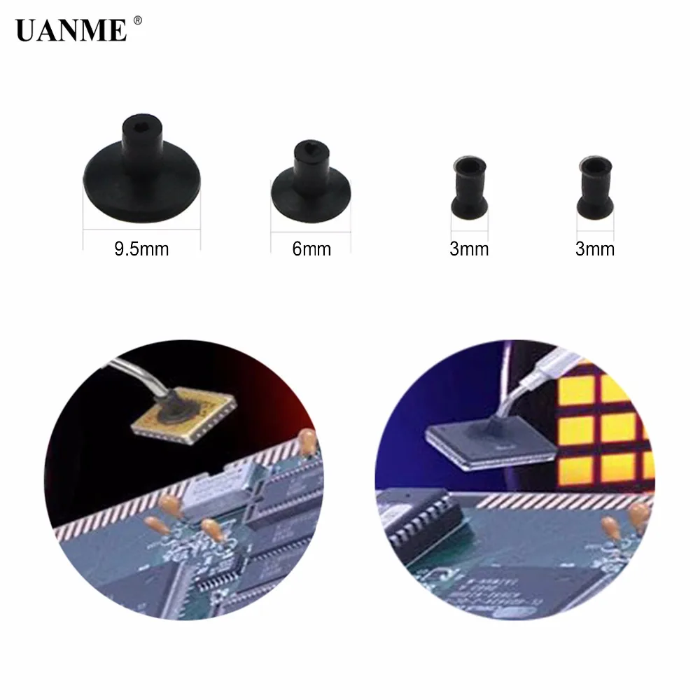 UANME антистатический мини SMT/SMD IC чип BGA вакуумный насос ручка + 4 различных nozzels, вакуумный Подборщик