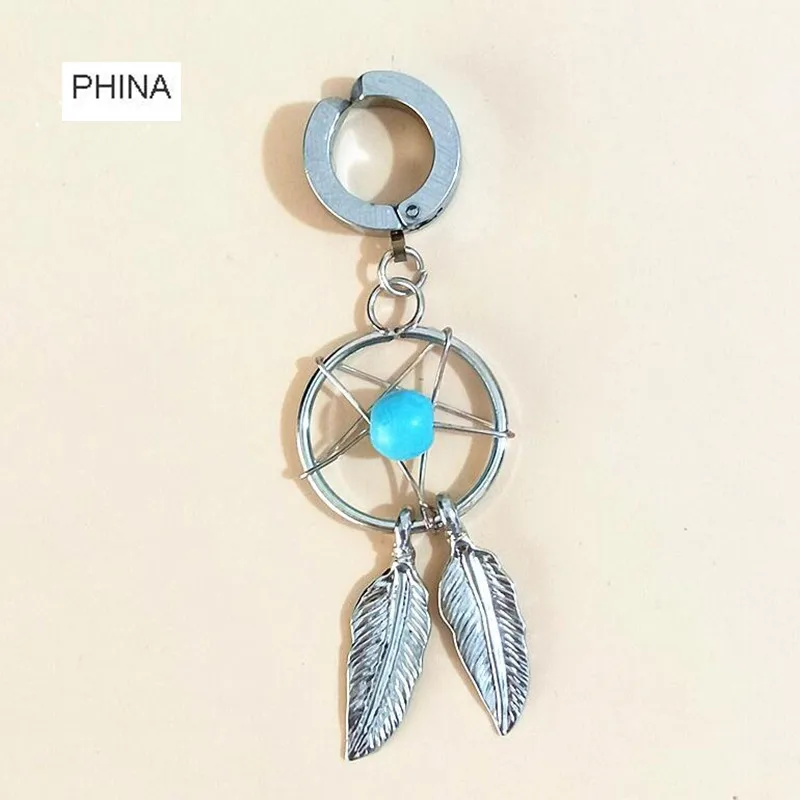 

New fake helix Belly Button Rings Surgical Steel Barbell Dream Catcher Navel Body Piercing Jewelry