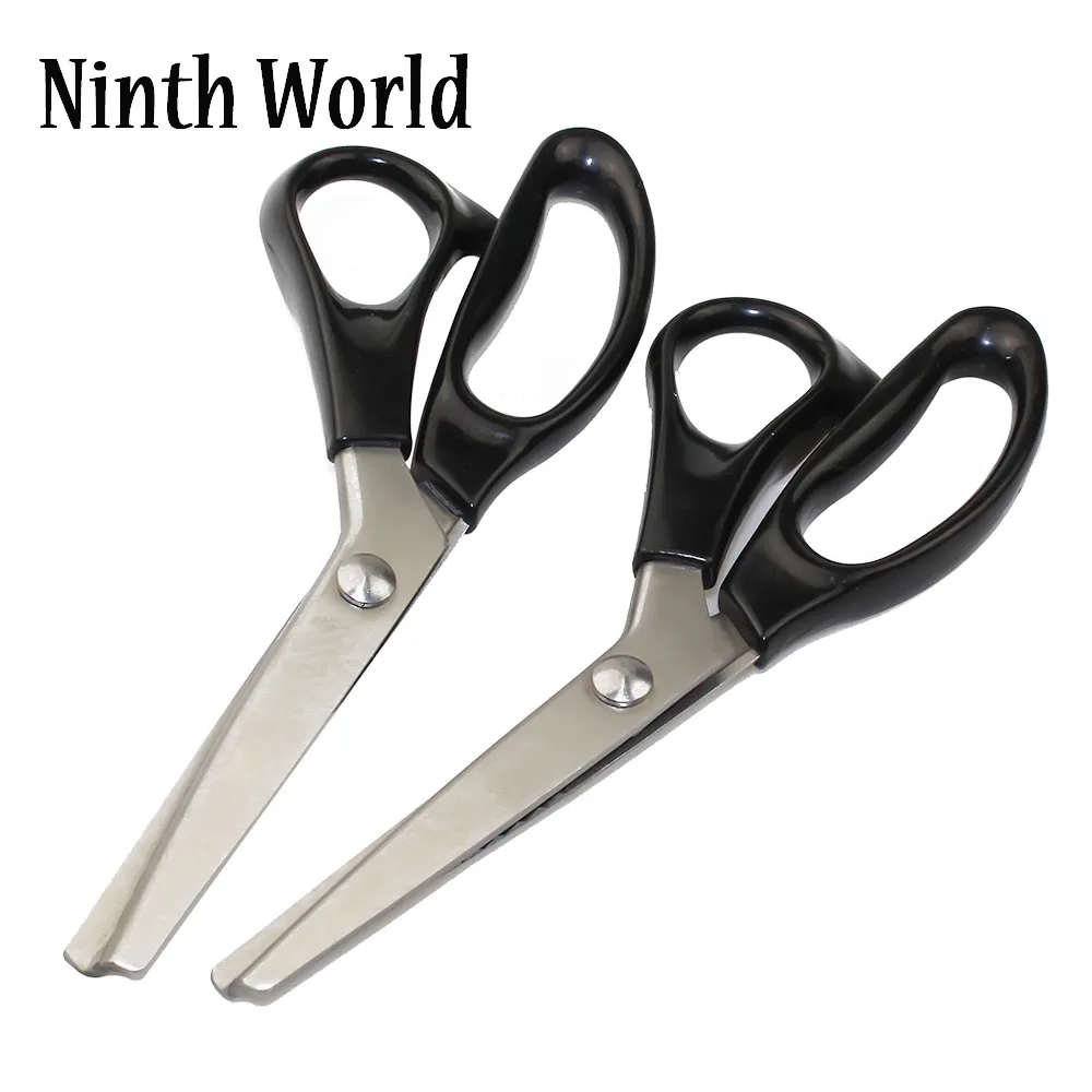 Serrated Scalloped Shears 23cm Stainless Steel Handled Professional