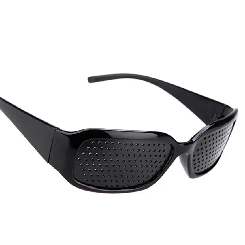 Black Pinhole Sunglasses Anti fatigue Vision Care Pin Hole Microporous