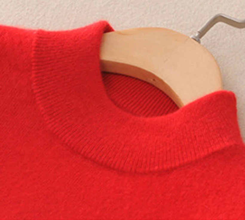 Women's Cashmere Elastic Autumn Winter Half Turtleneck Sweaters and Pullovers Wool Sweater Slim Tight Bottoming Knitted Pullover Women's Cashmere Elastic Autumn Winter Half Turtleneck Sweaters and Pullovers Wool Sweater Slim Tight Bottoming Knitted Pullover