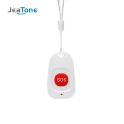 JeaTone Беспроводной SOS кнопка аварийной сигнализации Главная охранной Кнопка тревоги сигнализации Сенсор 433 мГц для PS85 охранной сигнализации