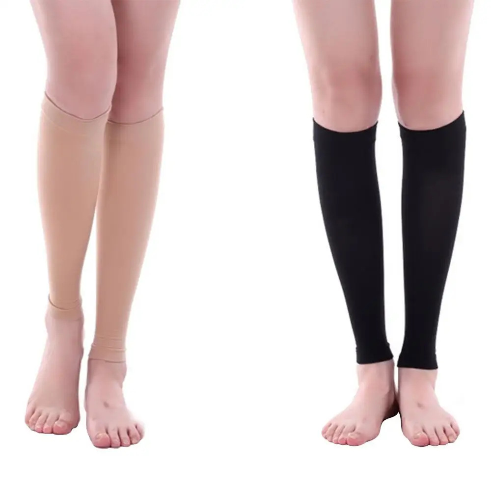 Slim Leg Ankle Socks Calf Compression Stretch Sleeve Prevent Varicose