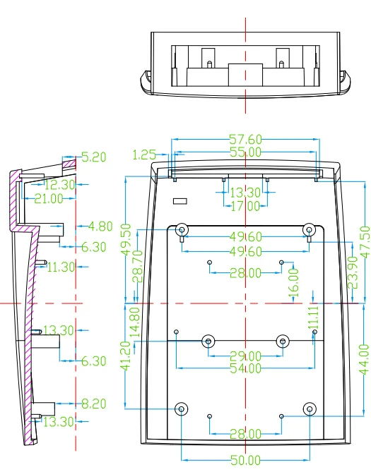 4 штуки в партии порошковое покрытие abs корпус 110*80*25mm4. 33*3 14*0 98 дюймов Пластиковая
