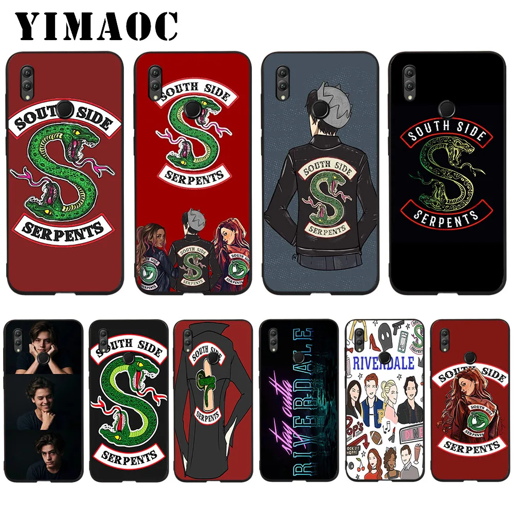 

YIMAOC South Side Serpents Riverdale Soft Case for Huawei Honor Note 10 9 Lite 8C 8X 8 Lite 7X 7A 3GB Pro 7C 6A