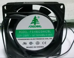 FONSONING 80*80*25 мм 8025 220 V FSY8025HA2BL YY8025HBL2 SJ80025HA2 KA8025HA2 MU825S-53 BT220 8025B2HL YL8025HSL YL8025HBL вентилятор