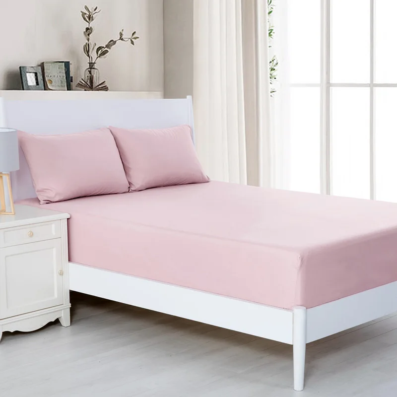 

100% Polyester Soft Brushed Fitted Sheet Anti-static, Wrinkle, Fade, Stain Resistant, Hypoallergenic