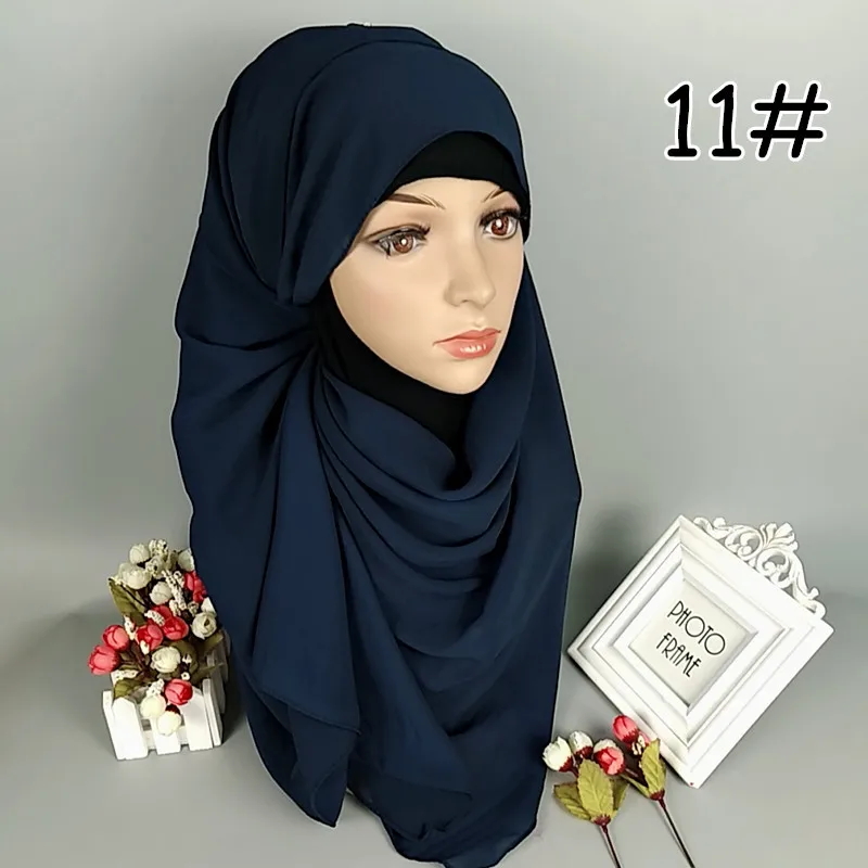 Мусульманские женщины пузырьковый жатый шифон хиджаб шарф foulard femme musulman шали исламский головной платок одежда хиджаб