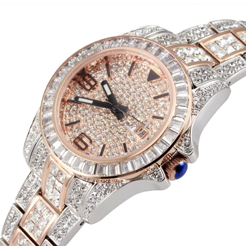 Bling люксовый бренд Davena 60313 часы новый кристалл женщин платье горный хрусталь моды