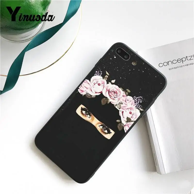 Yinuoda Muslim Islamic Gril Eyes Colorful Cute Phone Case for iPhone 5 5Sx 6 7 7plus 8 8Plus X XS MAX XR 10 Case Yinuoda Muslim Islamic Gril Eyes Colorful Cute Phone Case for iPhone 5 5Sx 6 7 7plus 8 8Plus X XS MAX XR 10 Case