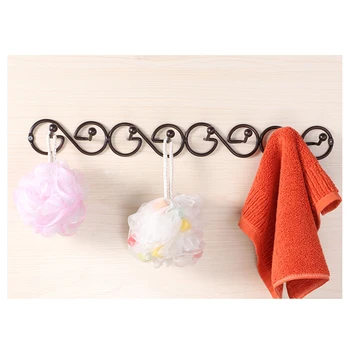

Round Metal Hanging Hook Coat Hooks Storage Hanger Rack for Clothes Bags Hanger Rack Storage Shelf High Quality