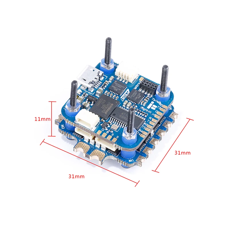 

iFlight SucceX Mini F7 V3 TwinG Flight Controller with 35A V3 Plus BLHeli_32 4-in-1 ESC 2-6S for DIY FPV Racing Drone