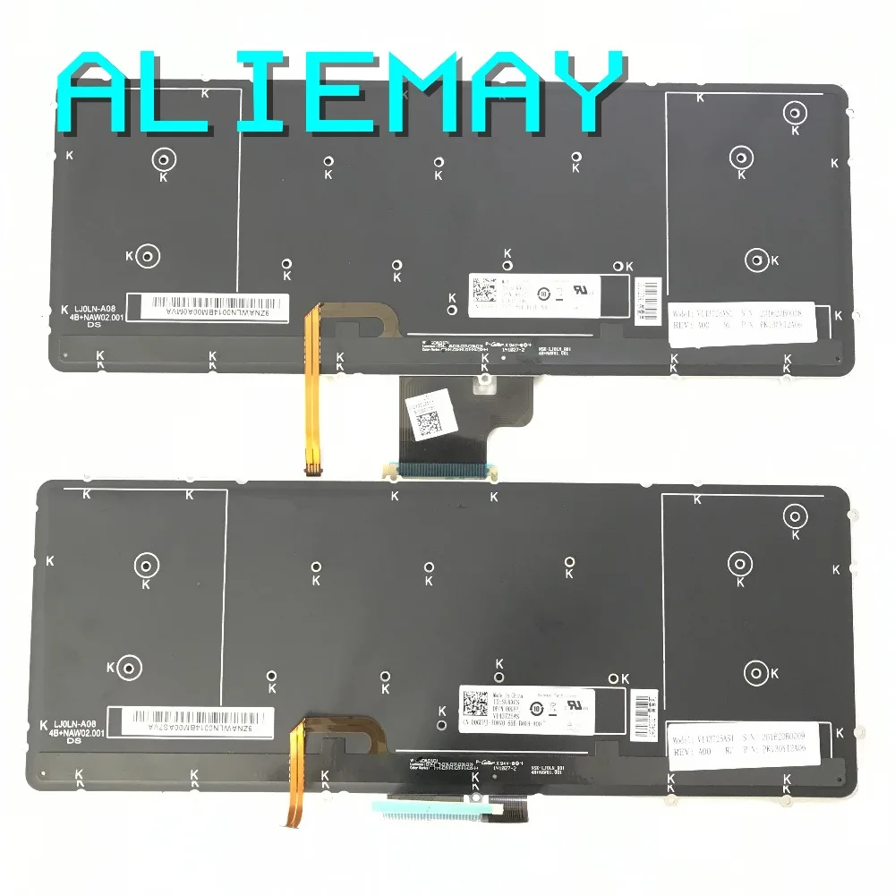 Brand new Original RU Russian Backlight Keyboard for DELL XPS15-9530 PRECISION M3800 with backlight