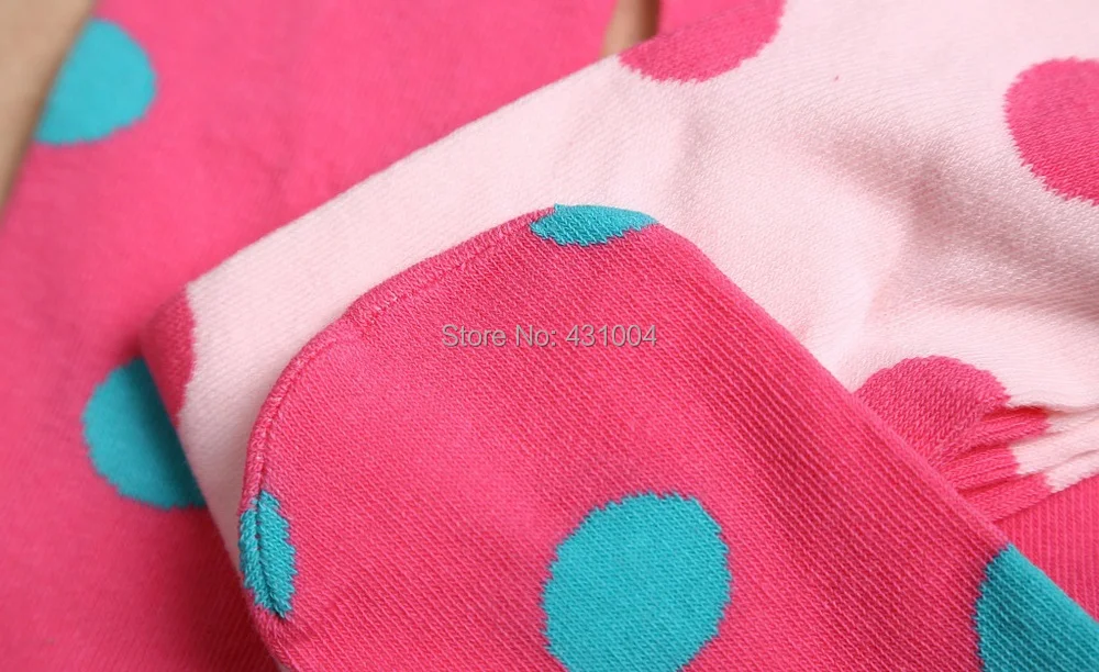 Для маленьких девочек хлопковые носки до колен детская мягкая точка прямые носки 5 видов цветов