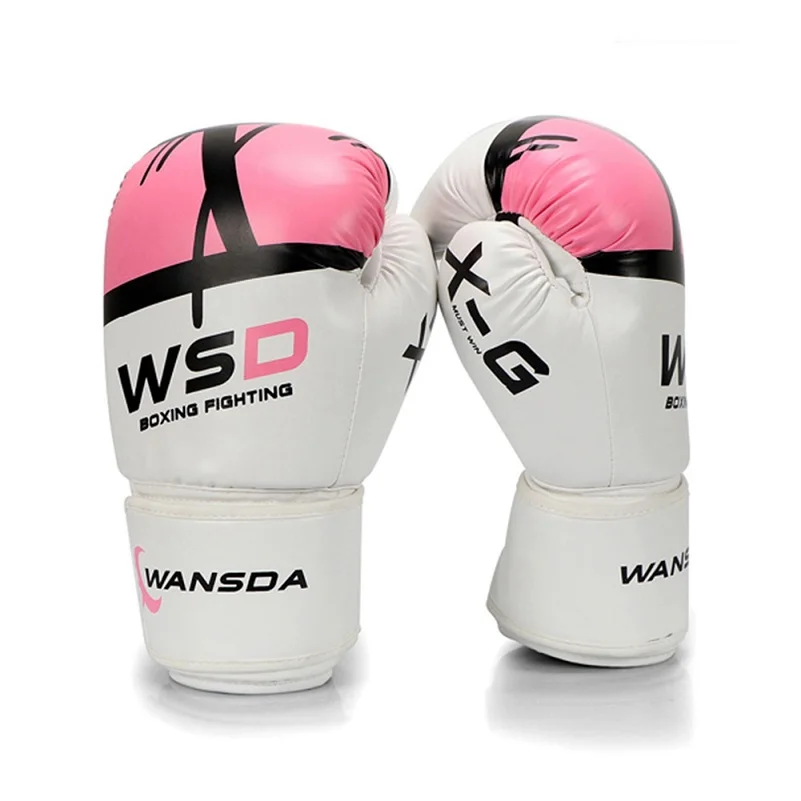 Взрослые боксерские перчатки ПУ кожаные перчатки-Митенки женские мужские защитные перчатки спортивные боксерские унисекс защита рук