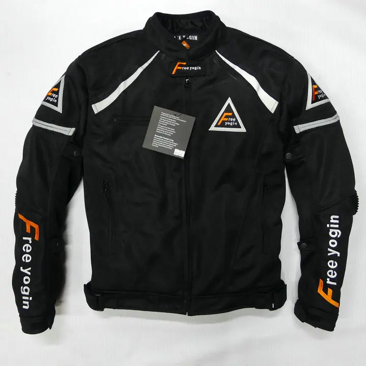 Летние Мотоциклетные Куртки с дышащей сеткой/куртки для велоспорта/куртки для гоночной езды/рыцарская одежда с защитой одежда для безопасности - Цвет: Черный