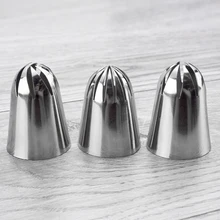 3 шт./компл. Большой DIY покрытие из нержавеющей стали трубопровод русская насадка для пирожных кондитерских крема насадки инструменты для украшения торта