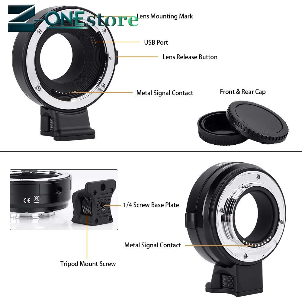 Commlite CM EF FX Electronic AF Lens Mount Adapter от Canon EF/EF S для Fujifilm Camera X T20 T3 T2|Адаптеры объектива| |