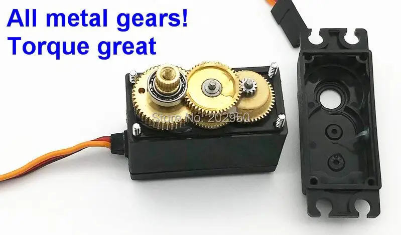 

2pcs/lot Servo 360 Degree Continuous Rotation Servo MG995 Metal Gear Arduino Servo Digital Servo High Torque For Robot DIY