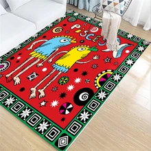 AOVOLL в этом году турецкий стиль ковры и ковры для дома гостиной и окрашивания ковер Творческий ковер с милой анимацией