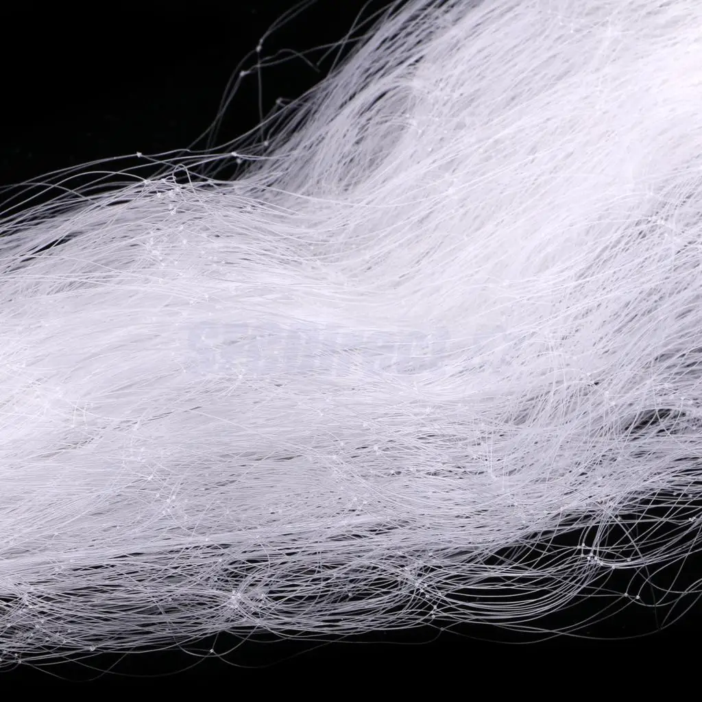 50m 3 Layer Fishing Fish Mesh Trap Nylon Clear Monofilament Fishing Gill Net 2-5cm Mesh Hole Sinking Casting Net