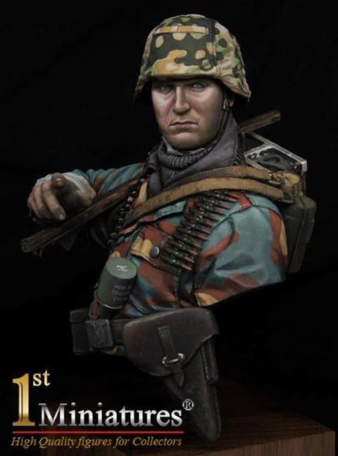 

1:10 Resin Figure BUST Model Theme Normandy War Soldiers X101