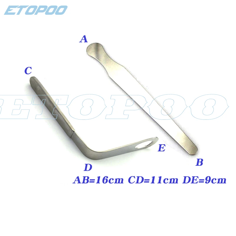 Stainless Steel Ophthalmic Instruments Tongue Depressor Straight