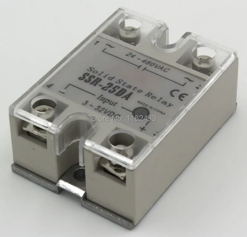 

SSR-25DA single phase DC to AC 25A 480V SSR 25DA solid state relay SSR-25DA-H