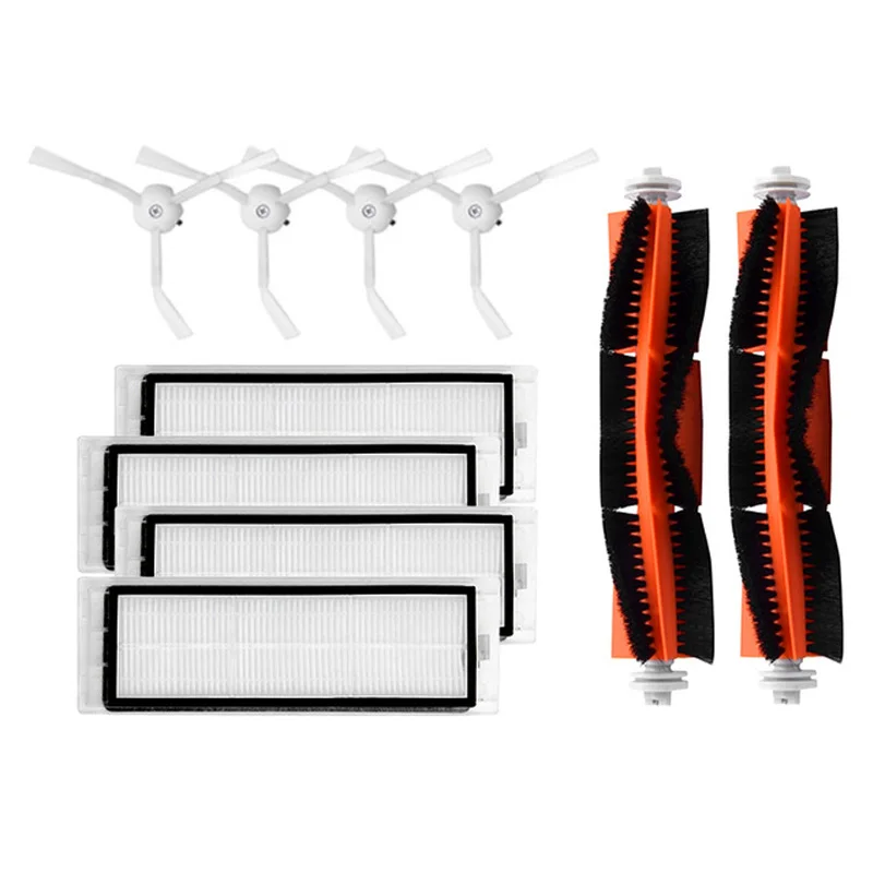 

4PCS hepa filter side Vacuum Cleaner Main Brush High-efficient Cleaning Sweeping Suitable for Xiaomi Mi Robot parts accessories