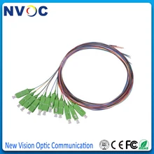 12 ядер 12F SC APC 1,5 м Одномодовый SC/APC 12 цветных SM волоконно-оптических косичек/соединительный кабель