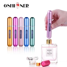 OSHIONER 5 мл/8 мл портативный мини многоразовый флакон-распылитель для духов алюминиевая бутылка с пульверизатором для путешествий контейнер флакон духов