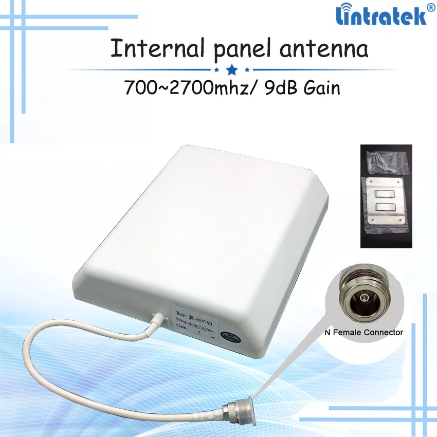 9dB Gain Internal Panel Antenna 700~2700MHz 2G 3G 4G Wall