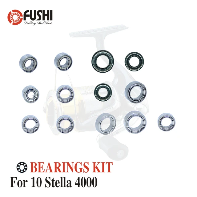 Cheap Fishing Reel Stainless Steel Ball Bearings Kit For Shimano 10 Stella 4000 / 02436 Spinning reels Bearing Kits Cheap Fishing Reel Stainless Steel Ball Bearings Kit For Shimano 10 Stella 4000 / 02436 Spinning reels Bearing Kits