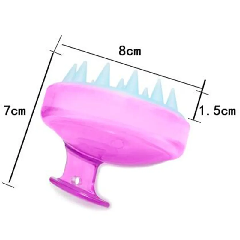 Прямая поставка, 1 шт., гребень для мытья волос для салона, силиконовый шампунь для спа-процедур, щетка для душа и ванны, расческа для волос, реквизит, мягкая расческа для волос, инструмент для укладки