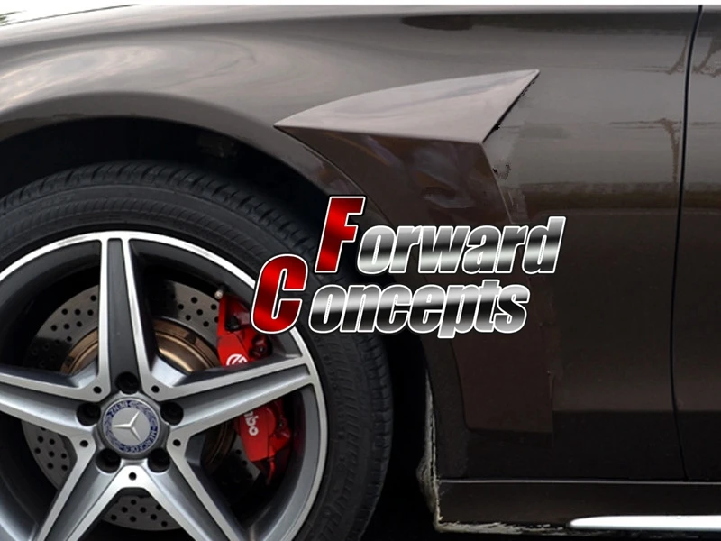 

FOR CARBON FIBER W205 C180 C200 4D SIDE AIR INTAKES VENTS SCOOPS GRILLES