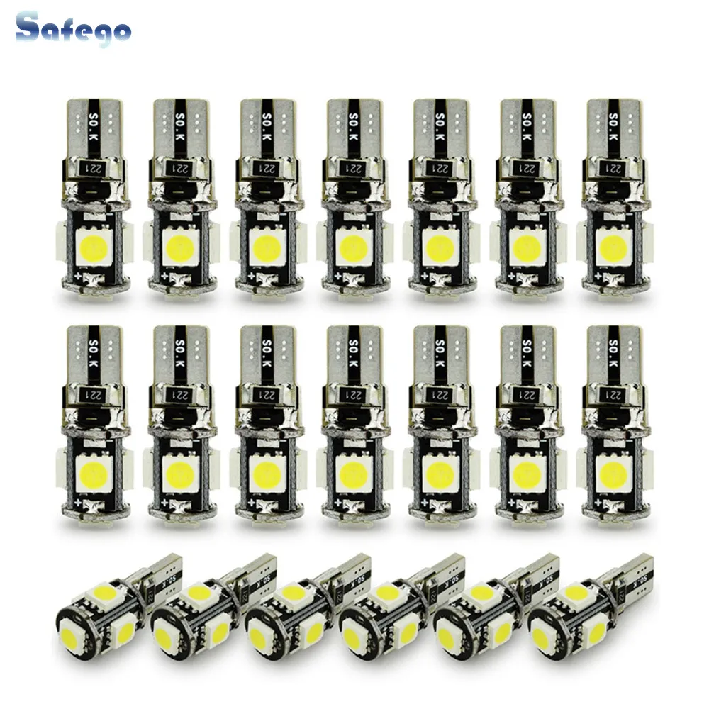 50 шт./лот высокое качество T10 CANBUS 5SMD 5050 194 W5W 501 5050 5SMD светодиодный белый боковые зеркала автомобиля хвост Светильник лампы t10 5 smd t10 w5w с can-bus