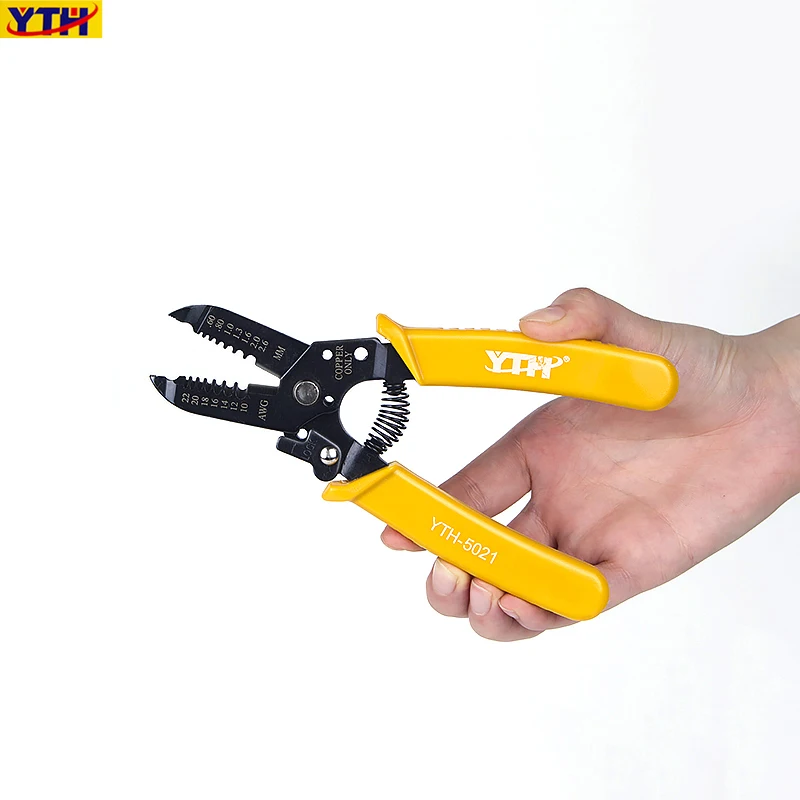 

YTH 5021 Multitool Pliers Wire Stripper Side Cutter Side Cutter High Quality Pliers Electrician Cable Wire Crimping Hand Tools