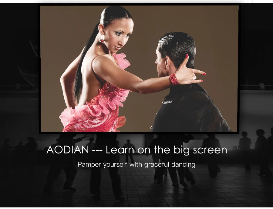 AODIAN AODIN 1+32G 1080P HD Mini Projector DLP Smart Pico Portable Projector Android for Smartphone LED Pocket Projector Video Wifi Home Theater cinema HDMI-26