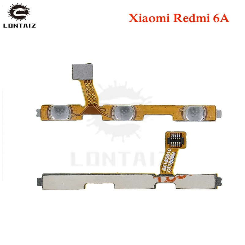 

For Xiaomi Redmi 6A/6 Power Volume Side Key button Flex Cable+On Off Switch Flex Cable Parts Replacement