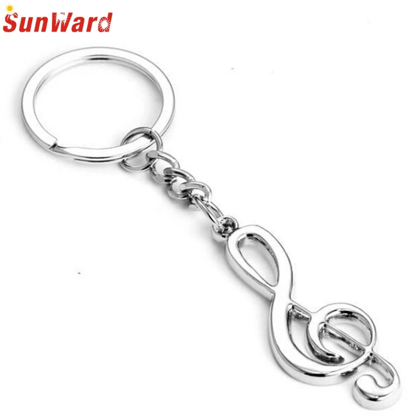 

Creative Music Notation Key Chain Chains Pendant Keyring Metal Keychain Delicate