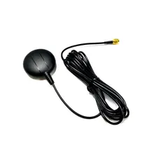 Antena dupla de rg174 2m gps glonass, antena ativa da navegação do veículo, antena de posicionamento de gps do conector de sma antena gnss topgnss