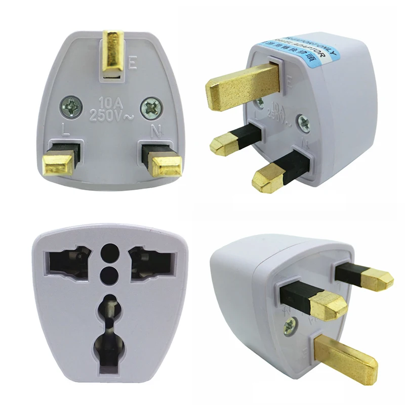 Electrical Power Socket Adapter Plug For UK British England Standard
