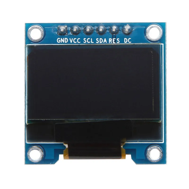 Module d'affichage OLED pour Ardu37STM32 51, écran LED blanc 0.96, 6 broches, interface éventuelles I IIC, pilote SD1306, nouveau bricolage, 12864 pouces