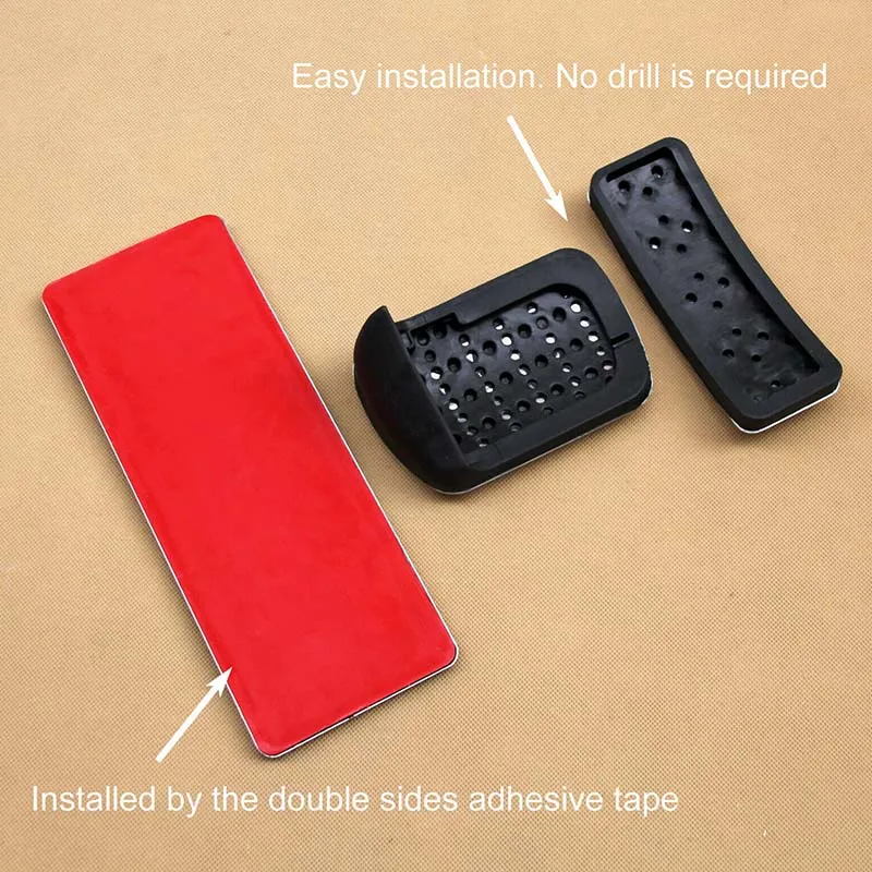Для Mercedes-Benz W166 C292 X166 C117 X156 W246 3 шт., накладка на педаль тормоза автомобиля, накладка на газ, табурет для ног, аксессуары для акселератора, замена