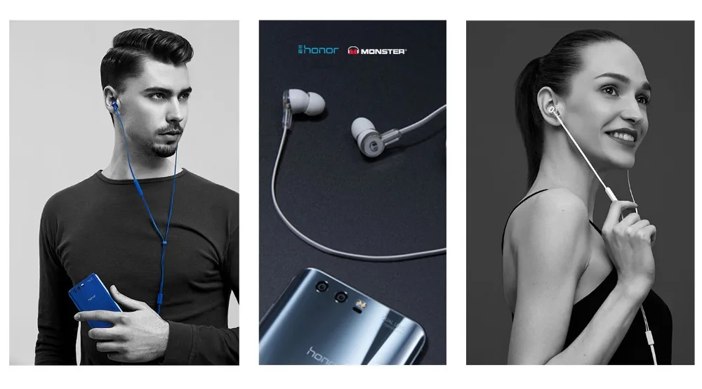 HONOR AM15 Magic Sound Earphones Wire Control In-ear Mobile Phone Earphones Stereo Original Earplugs (9)