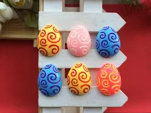 Free shipping,flatback  resin Easter eggs  Hair bow decoration  convex circular   phone DIY Pendant decorative  30 PCS