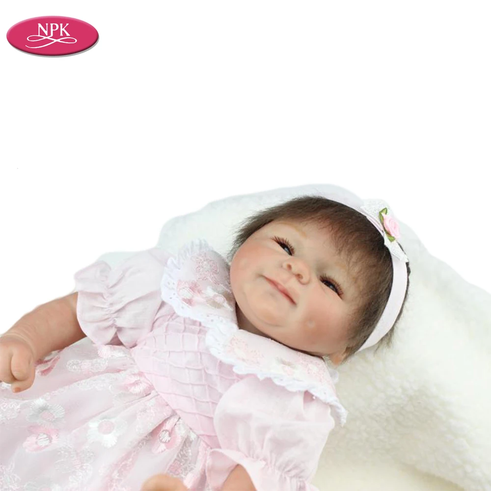 

NPK Silicone Reborn Baby Doll Adora Lifelike Newborn Baby Bonecas Bebe Menina Kid Toys Cute Girl Bonecas Menina De Silicona 18