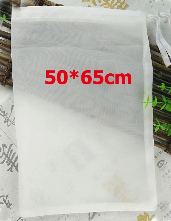 50*65 см 80/100/120/200/400 фильтр мешок ведро пивной Drawstring Brew в мешке для домашнего