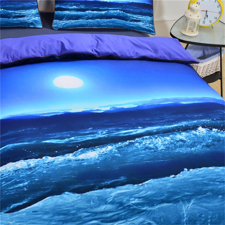 ocean print bedding (3)